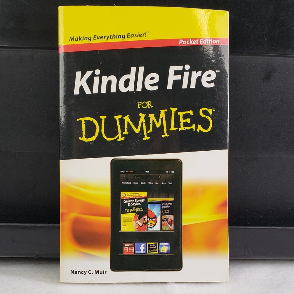 Black Kindle Fire eBook Reader Guide